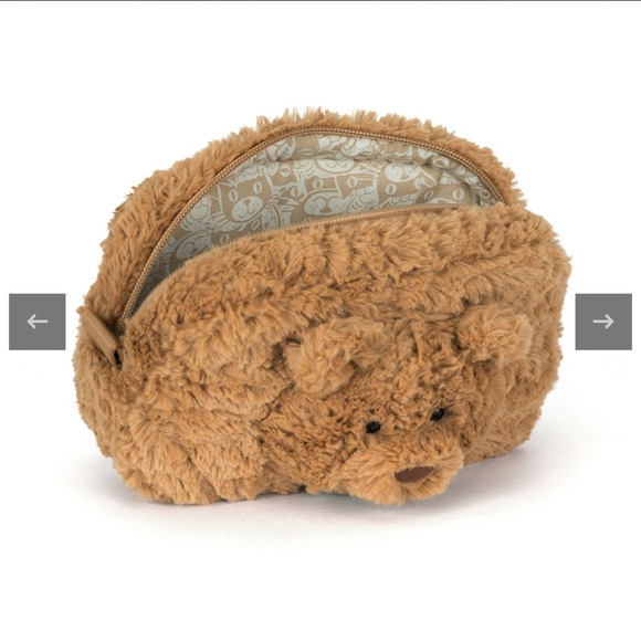 Jellycat Brown Bear Plush Bag - Picture 2 of 2